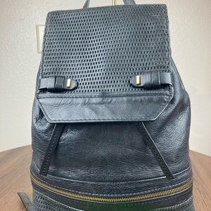 She+Lo black leather backpack. *Pre-owned*